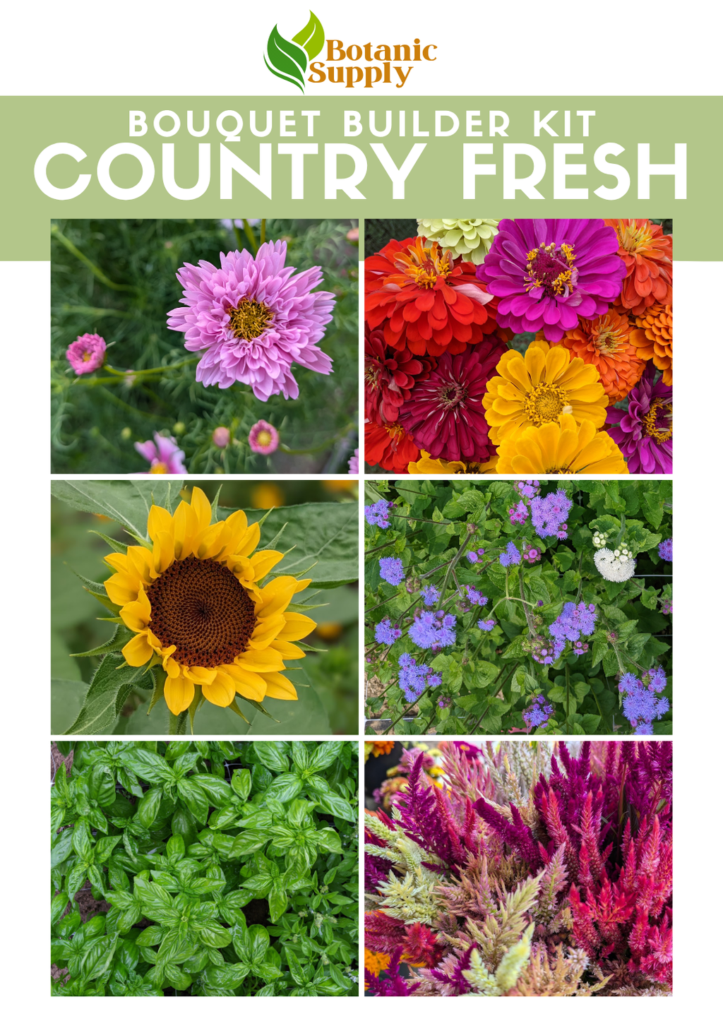 Country Fresh Bouquet Builder Kit